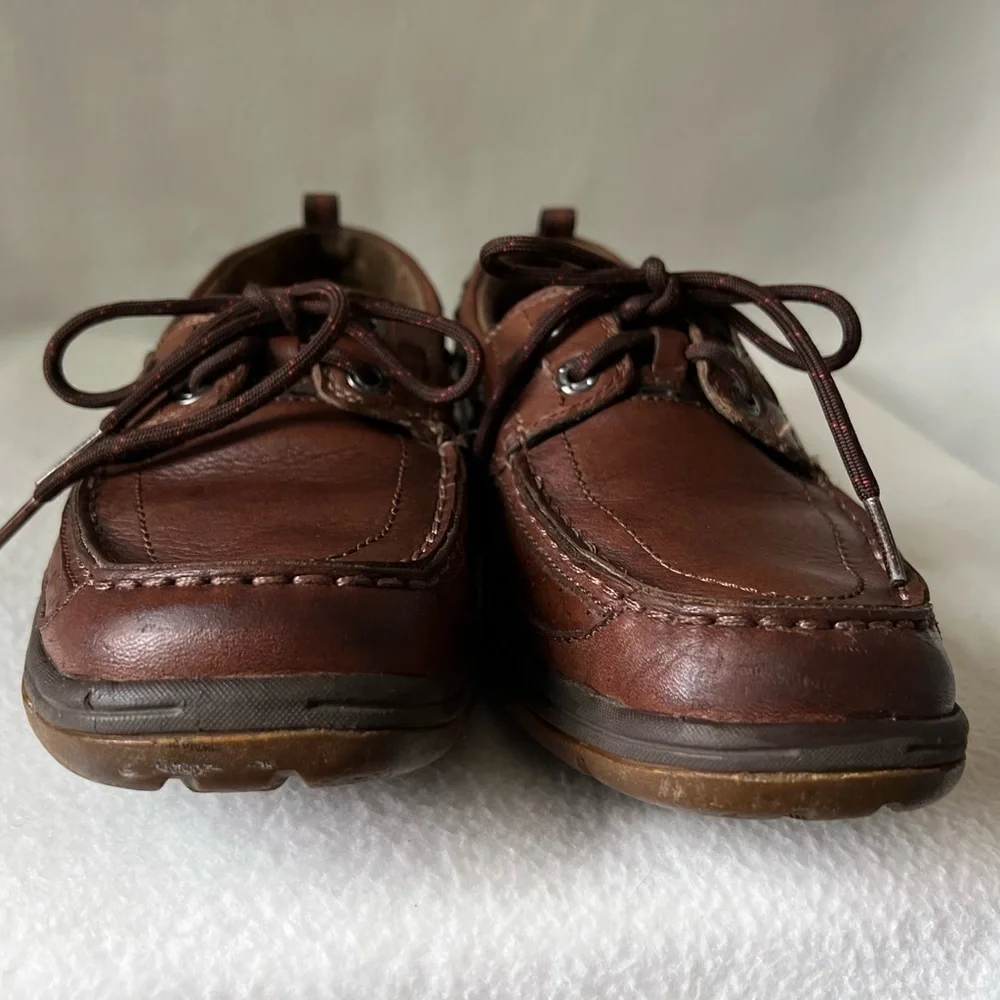 Clark’s Unstructured Leather Men’s Brown Boat Shoes